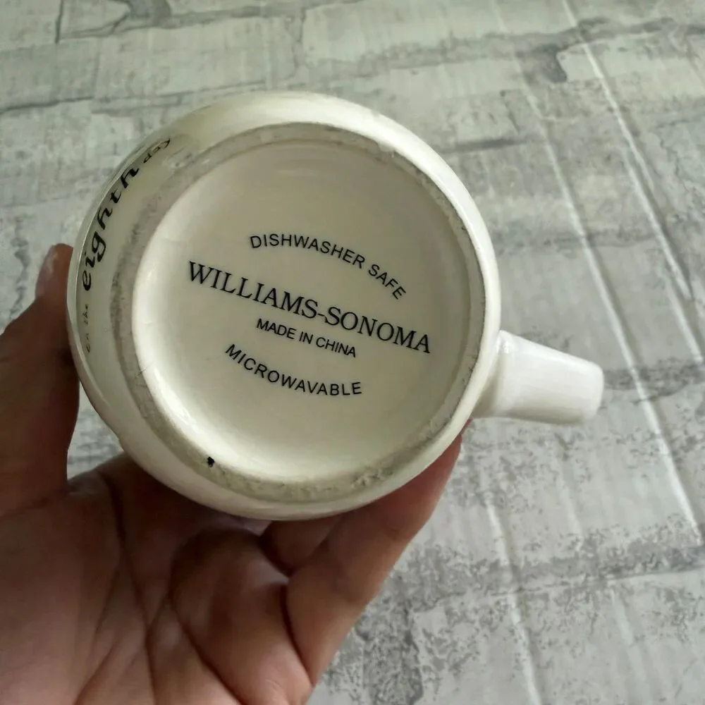Williams Sonoma 12 Days of Christmas Mug Days 7, 8, 9 Swan Milkmaid Dancer